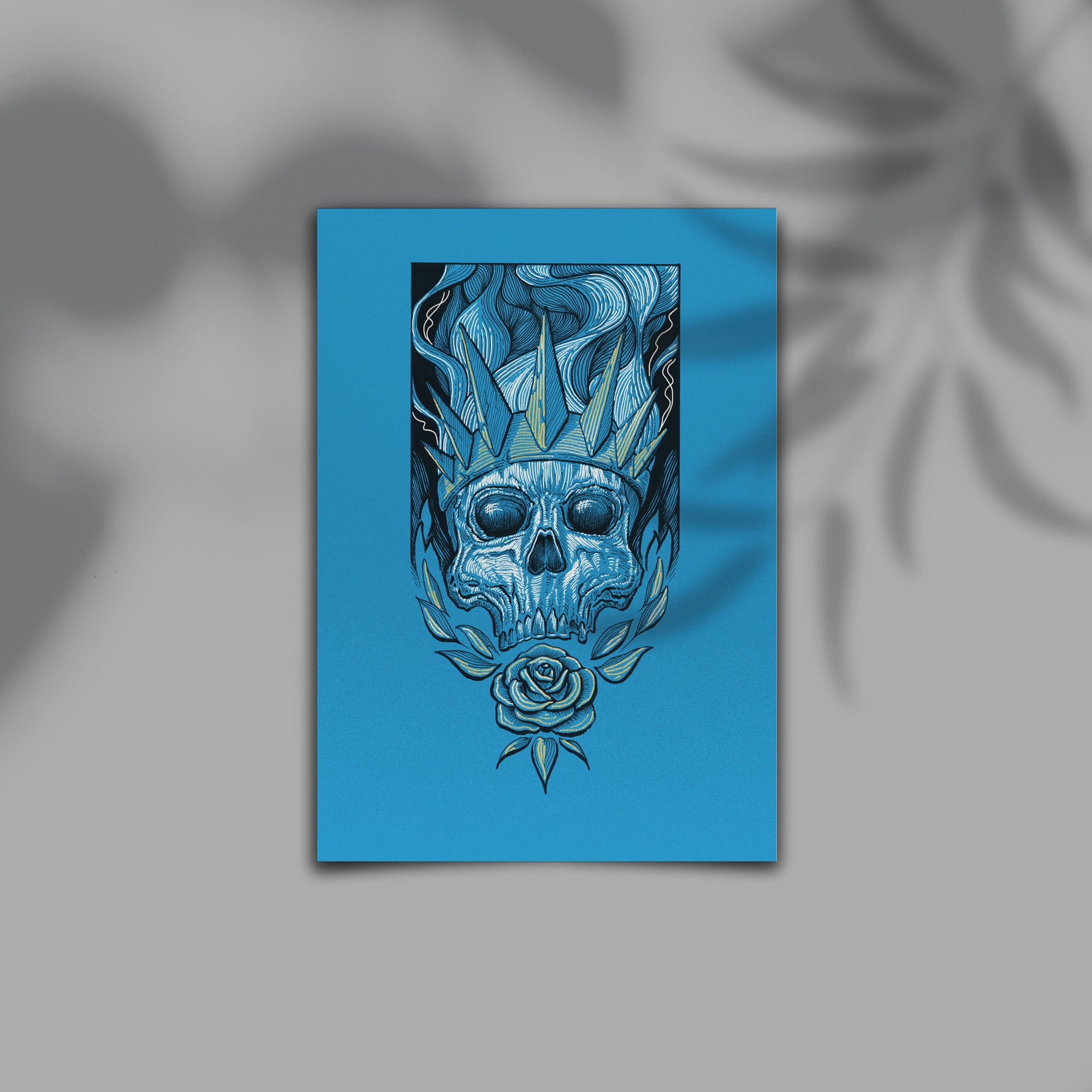 The King Skull Blue