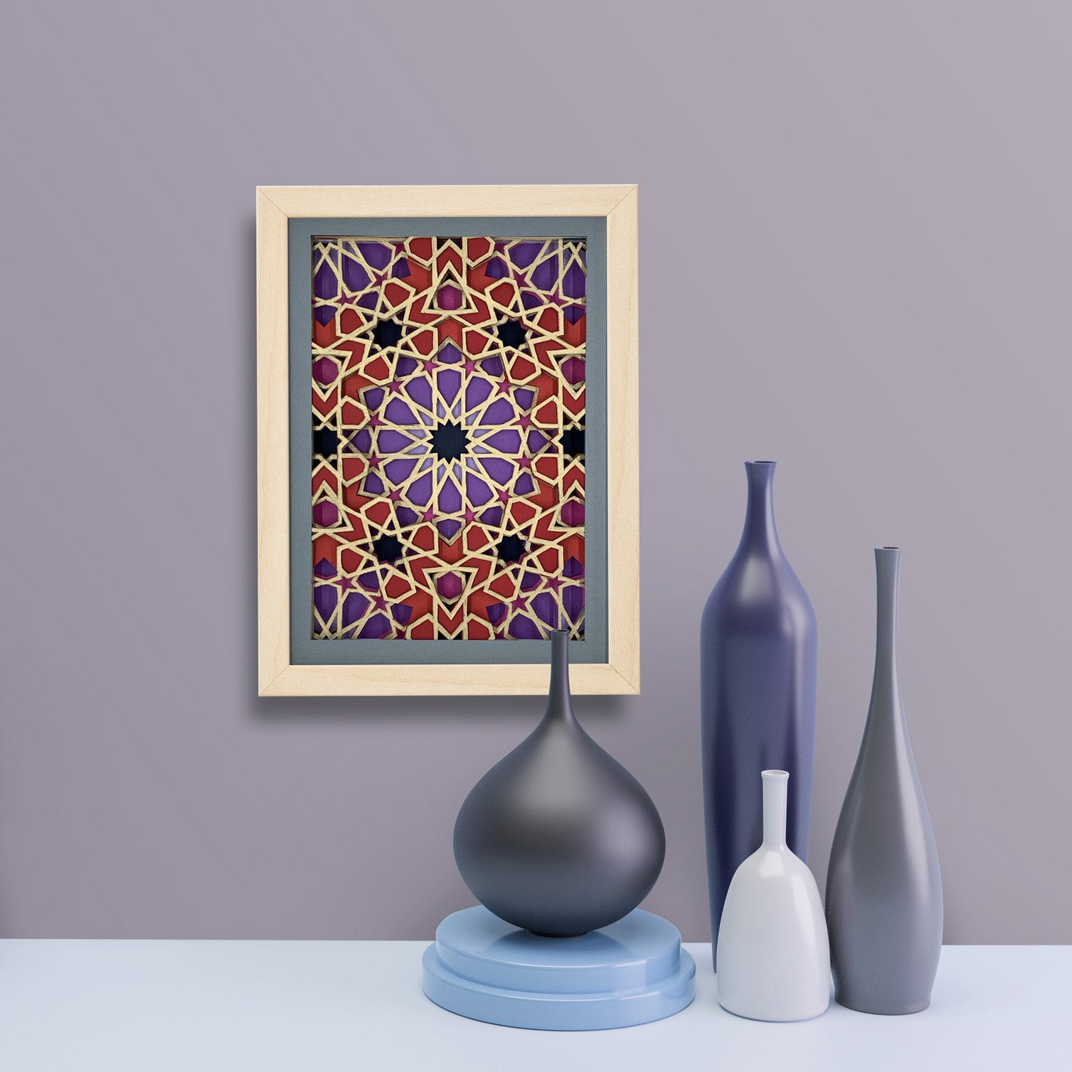 Islamic Art - Purple Window