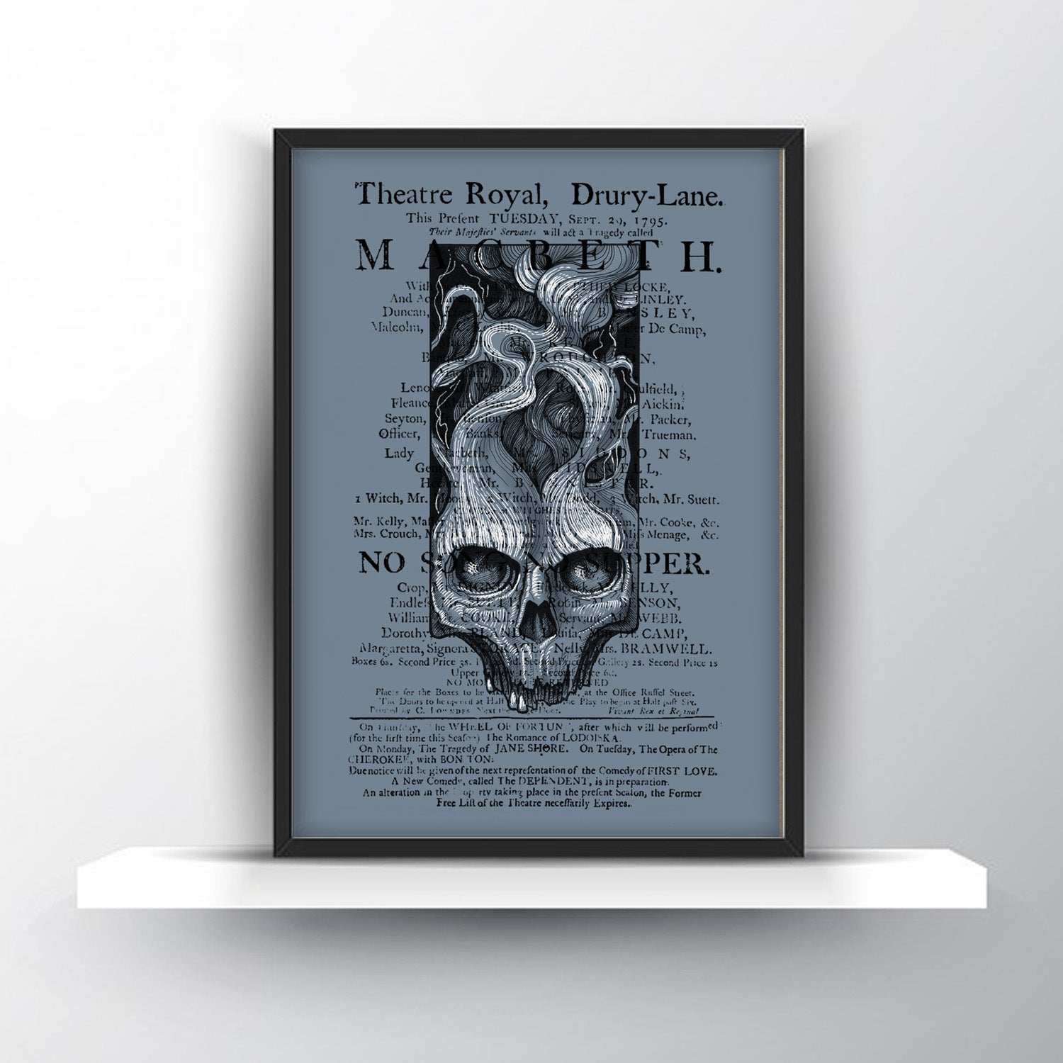 Skull on Macbeth Gray